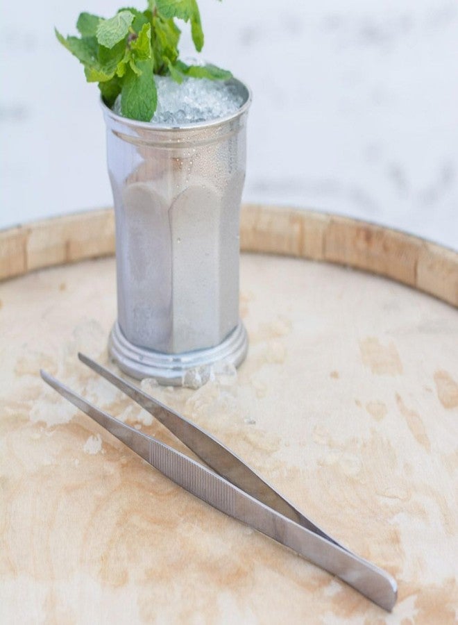 Dynore Stainless Steel Kitchen Cooking Culinary Tweezers, Precision Tongs, Kitchen Garnishing Tools 25.5 CM Long - Image 3